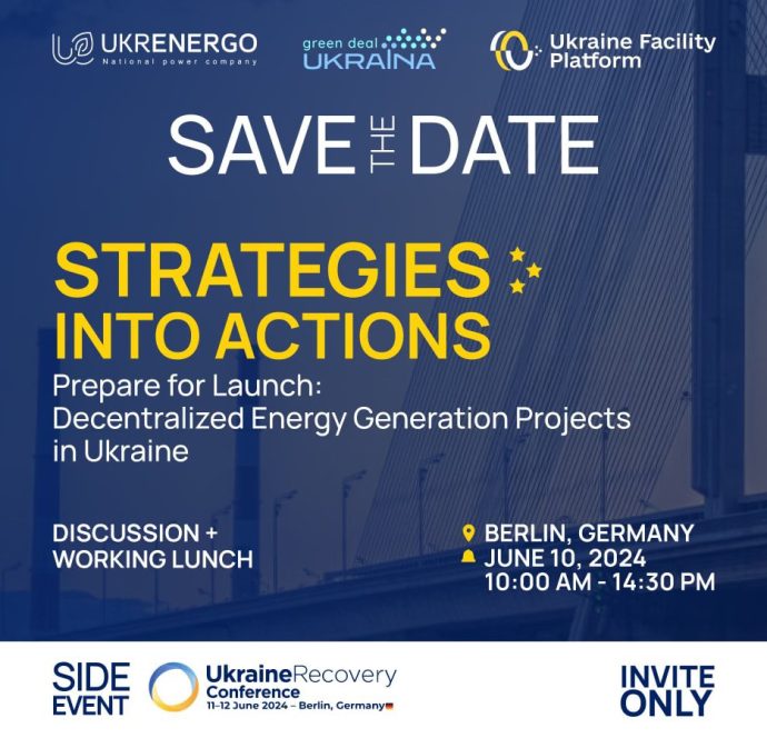 Ukraine Facility Platform (UAFP) continues to develop energy-independent Ukraine